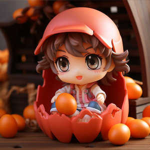 Figurine PVC personnalisée en boîte mystère, mignonne, thème écloserie d'œufs, pour fille, ornement de bureau, thème fantaisie, objet de collection pour filles - Product Image 2