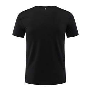 T-shirt Sportiva da Corsa di Alta Qualità ad Asciugatura Rapida, Logo Personalizzato, Poliestere con Spandex, <span class=keywords><strong>Abbigliamento</strong></span> <span class=keywords><strong>Sportivo</strong></span> per <span class=keywords><strong>Uomo</strong></span> - Product Image 3