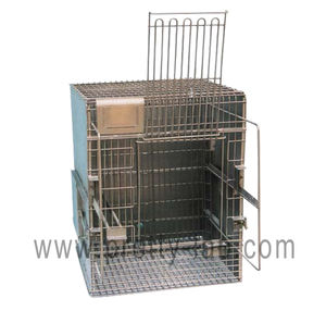 <span class=keywords><strong>Cage</strong></span> de échange pour hommes en acier inoxydable, accessoire de minéralisation des animaux en laboratoire avec roulettes et support pour singe - Product Image 2