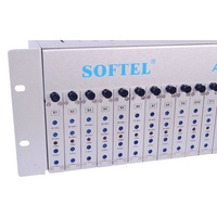 Modulateurs analogiques Softel 24 en 1 CATV Entrées 24 * HD Mini modulateur Canal fixe 16/24 Options HD/AV Modulateur tête de gamme