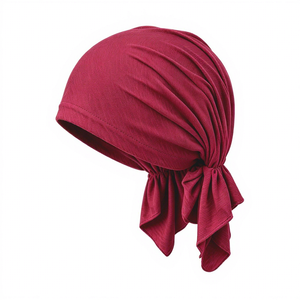 Gorro turbante de satén transpirable para <span class=keywords><strong>verano</strong></span>, pañuelo para la cabeza, gorro de <span class=keywords><strong>quimioterapia</strong></span> de alta calidad, conjunto de tres piezas. - Product Image 5