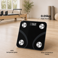 Balance connectée intelligente certifiée CE RoHS, 180 kg, balance de salle de bain numérique, balance électronique haute précision pour projets de santé