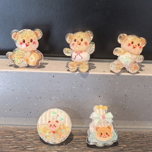 WEGOOODZF elegante nuevo lujoso accesorios de plástico <span class=keywords><strong>para</strong></span> <span class=keywords><strong>zapatos</strong></span> dibujos animados océano oso decoraciones zapato encantos cordón hebilla botón zapato - Product Image 4