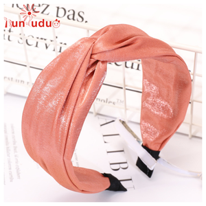 Diadema Elástica Colorida de Nuevo Diseño <span class=keywords><strong>2023</strong></span>, Diadema Trenzada con Nudo para Mujer - Product Image 2