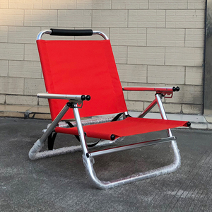 OnwaySports Aluminum Lightweight Low Seat Folding <strong>Backpack</strong> <strong>Beach</strong> <strong>Chair</strong> - Product Image 4