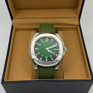 Men's Fully Automatic <b>Mechanical</b> NH35 Movement <b>Watch</b> Luminous Stainless Steel Sapphire Dial Casual Rubber Strap Casual Style - Product Image 1