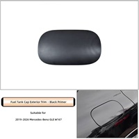 Couvercle de porte-bouchon de réservoir de carburant pour Mercedes Benz Classe GLE W167 2019-2026 OE 1677570000 Noir apprêté