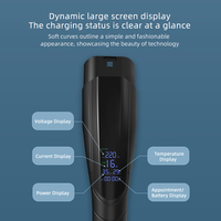 Chargeur EV portable 3,5 kW 16A Type 2 avec écran LCD, certifié CE UKCA RoHS