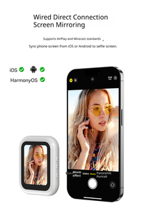 Écran portable magnétique sans fil HD pour téléphone, moniteur externe pour vlogging, diffusion en direct et photographie (vente en gros) - Product Image 2