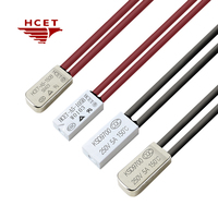 Pour HCET KSD9700 60C Thermostat 5A Régulateur de température en métal Normalement ouvert 60C Interrupteurs thermiques