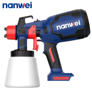 <span class=keywords><strong>Pistolet</strong></span> de pulvérisation sans air portatif NANWEI 20V à <span class=keywords><strong>batterie</strong></span> lithium, pulvérisateur de peinture sans fil, moteur sans balais, pour bricolage maison et meubles - Product Image 3