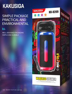 Altavoz <span class=keywords><strong>Karaoke</strong></span> KAKUSIGA con Luz LED de Llama, Altavoz Inalámbrico para Fiestas, Altavoz de Gran Potencia para Exteriores - Product Image 6