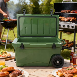 Rotomolded Plastic Draagbare 50qt Visisolatie Harde Koelbox - Product Image 1