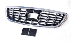 Estilo S65 para Mercedes <span class=keywords><strong>Maybach</strong></span> Grille W222 S CLASS S680 S560 2014-2019 Kit de carrocería Parrilla delantera sin visión nocturna - Product Image 4