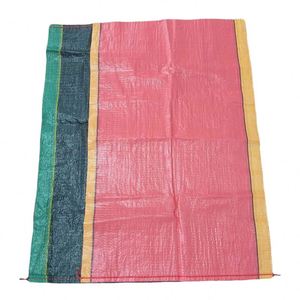 Sacos de Polipropileno Tejido Reciclado Blanco y Negro para Granos, 50 kg - Product Image 1