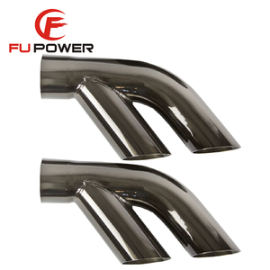 76 77 78 79 80 81 Trans Am Échappement 2.5 pouces en acier inoxydable, embouts fendus, PAIRE - Product Image 2