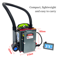 Portátil 50W 100W Metal Láser Eliminación de pintura Máquina de limpieza láser Mochila Limpiador láser