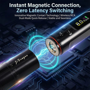 专业无线纹身机笔，带磁性电池 RCA 适配器 <span class=keywords><strong>2</strong></span>.5-<span class=keywords><strong>3</strong></span>.5 毫米可调行程 PMU 笔，适用于人体艺术 PMU - Product Image 6