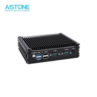 AISTONE J6412 Routeur pare-feu industriel très vendu 4LAN 2.5G 1xDDR4 Mini PC sans ventilateur Serveur Linux de réseau