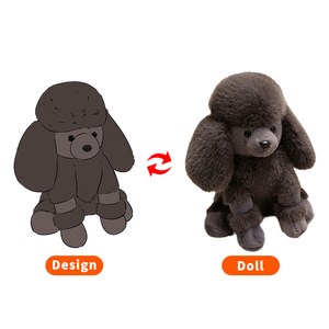 Elegante Peluche di Barboncino Ultra-Morbido e Antipelucchi, Animale di Peluche Perfetto come Regalo di Compleanno <span class=keywords><strong>per</strong></span> Ragazze, Personalizzazione OEM Benvenuta - Product Image 2