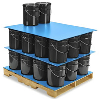 Panneaux de séparation en plastique ondulé pour le stockage et l'expédition de bouteilles en verre de boissons
