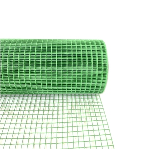Green 2.5mm Pvc Coated Welded Mesh <b>Wire</b> 1" Mesh Hole 5ft*10m Mesh Roll - Product Image 6