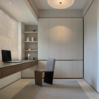 Armoire autoportante moderne en bois massif sur mesure avec étagères réglables et tiroirs, assemblage DIY, grande capacité, mobilier pour appartement et maison