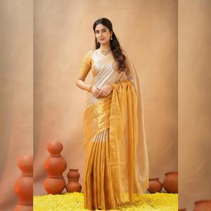 Artriddhs Blousewala tejido algodón Sari indio y paquistaní ropa para el mercado mayorista - Product Image 1