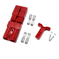 Connecteur d'alimentation haute intensité SB50A 600V, gris, prise de batterie rouge, pour chariot élévateur électrique, adaptateur DIN Saint Endy SG50 50A, en cuivre et ABS