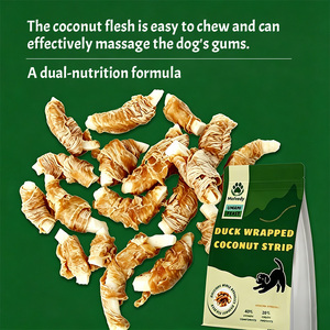 Snacks para Perros de <span class=keywords><strong>Coco</strong></span> Envuelto en Piel de Pato 100% Natural OEM, Golosinas para Perros, Refuerzo Inmunológico, Premios Saludables para Mascotas - Product Image 3