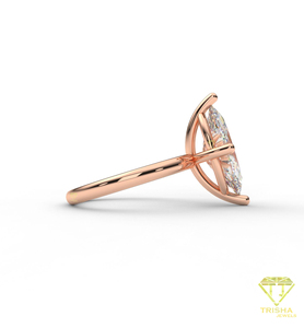 Anillo de Compromiso de Moissanita de Fábrica Directa para Joyería Nupcial, Celebración de Bodas y Regalos, Disponible al Mejor Precio - Product Image 1