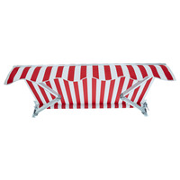 Auvent rétractable manuel en alliage d'aluminium pour balcon, avec bras pliants, imperméable, pour terrasse extérieure
