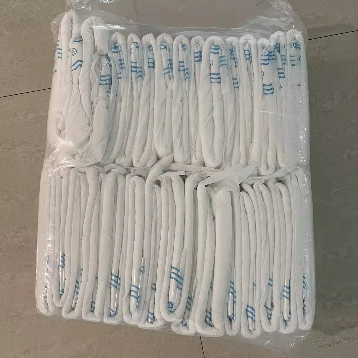 M L XL disposable magic PE paste China cheap adult diaper pants For Incontinence
