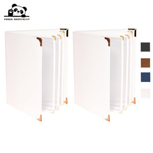 Copertina per menu personalizzata di lusso, porta menu in pelle premium per ristoranti, hotel e servizi di catering - Product Image 2