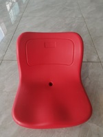 Vente en gros de chaises creuses sur pied en plastique avec dossier central tribune buts de football pour stade sièges de gymnastique en plein air