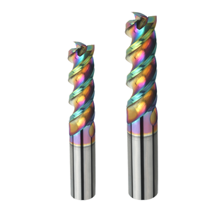 Fraise à rainurer en U pour aluminium avec revêtement, fraise pour aluminium diamètre 4, fraises de fraisage spirales - Product Image 3
