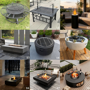 <span class=keywords><strong>Table</strong></span> de <span class=keywords><strong>barbecue</strong></span> multifonctionnelle pour jardin avec <span class=keywords><strong>brasero</strong></span> et foyer extérieur pour la cuisson en plein air - Product Image 5