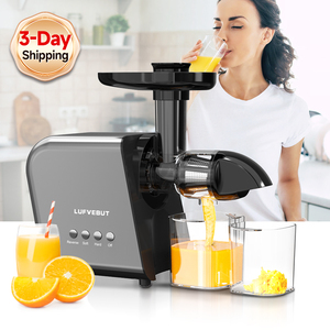 Exprimidor Comercial Horizontal en Stock, Máquina Extractora Portátil, Exprimidor Centrífugo Lento Automático para Naranjas - Product Image 1