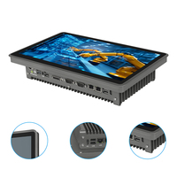 Panel PC Industrial de Pantalla Ancha con Protección IP65 para Integración en Máquinas CNC, con SSD NVME, RAM DDR4, Paneles LCD Intel