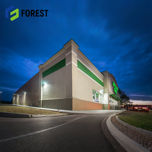High-Quality Prefab Steel Structure Warehouse for Logistics and Bulk Storage with Large Span Design and Durable Galvanized <b>Frame</b> - Product Image 1