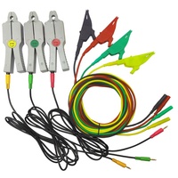 Testeur d'analyseur de qualité de puissance portable de tension/courant, enregistreur de données d'énergie à 3 phases