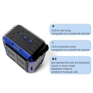 Loa âm thanh tuyệt vời không thấm nước bên ngoài trời Máy nghe nhạc di động loa <span class=keywords><strong>bluetooth</strong></span> không dây - Product Image 4