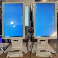 Kiosque de paiement en libre-service à écran tactile capacitif 10 points horizontal/vertical de 15,6/21,5 pouces avec boîtier métallique et SDK intégré