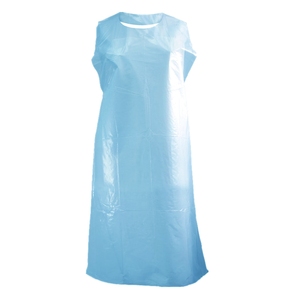 Wholesale Price Transparent Blue Disposable PE <b>Apron</b> Embossed or Smooth Surface Eco-friendly Household <b>Kitchen</b> Sleeveless - Product Image 5