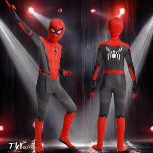 Costume de cosplay Spider-Man Miles XJ pour Halloween, vêtements en spandex pour garçons, combinaison avec couvre-chef - Product Image 3
