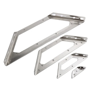 Soporte de estante de pared flotante oculto Jinnate soporte de estante flotante de metal soportes de montaje triangulares - Product Image 1