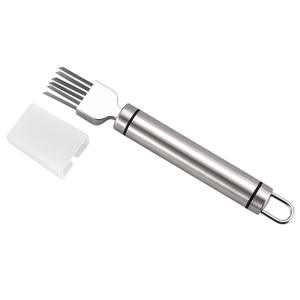 Coupe-échalotes en acier inoxydable, coupe-oignons, outil de cuisine multifonctionnel, facile à nettoyer, lavage à la main uniquement, fabriqué à Yangjiang - Product Image 4