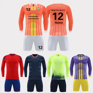 Nuovi Completi da Allenamento Calcio in Rete di Alta Qualità per Adulti e Bambini, Abbigliamento Sportivo a Maniche Lunghe, Dropshipping, Grandi Quantità Disponibili - Product Image 1