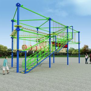 アウトドアチャレンジタワーアドベンチャーパークロープクライミング用品ハイロープコース遊び場 - Product Image 5