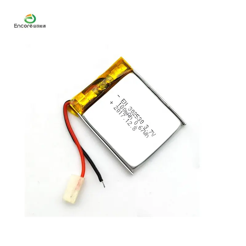 3.7v 180mah li-ion rechargeable 37v 302530 402030 180mah small size batterie lithium-ion 3,7 v 15c li-polymer liion battery